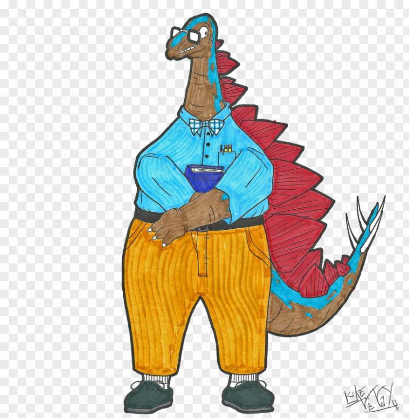 Stegosaurus Cartoon Costume Design Animal Clip Art PNG
