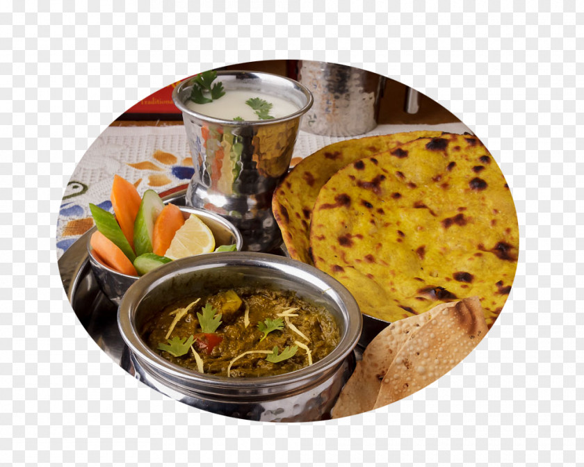 Veg Thali Punjabi Cuisine Maharashtrian Vegetarian Indian Chutney PNG