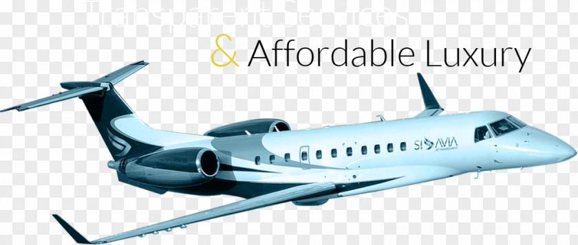 Airplane Business Jet Aircraft Embraer ERJ Family Flight PNG