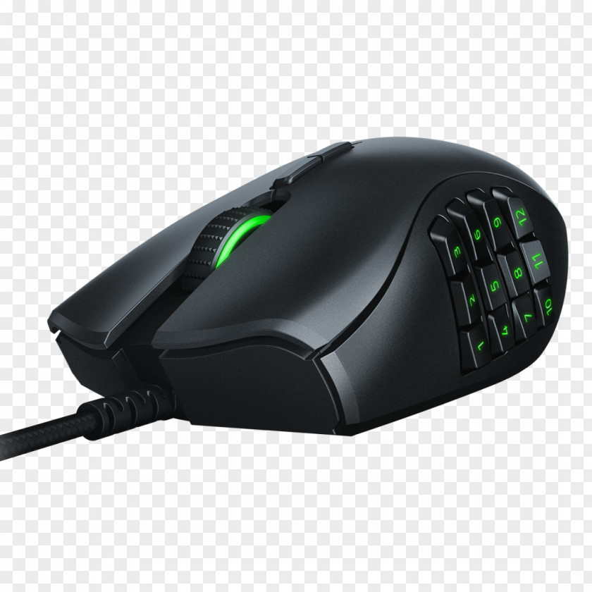 Computer Mouse Razer Naga Hex V2 Inc. USB Gaming Optical Trinity Backlit PNG