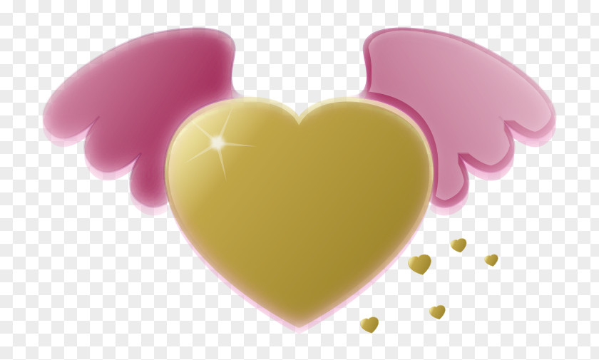 Heart Gold Free Clip Art PNG