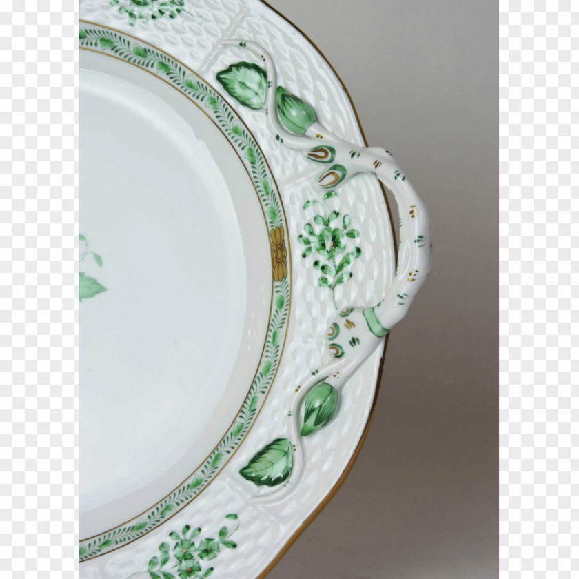 Lovely Hand-painted French Porcelain Tableware Platter Plate PNG