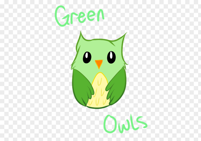 Owl Green Beak Clip Art PNG