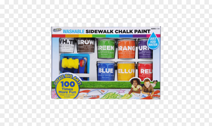 Sidewalk Chalk Paint Toy Brush Color PNG