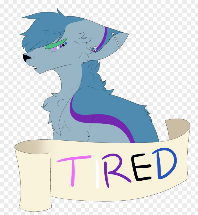 TIRED Horse Graphic Design Art PNG