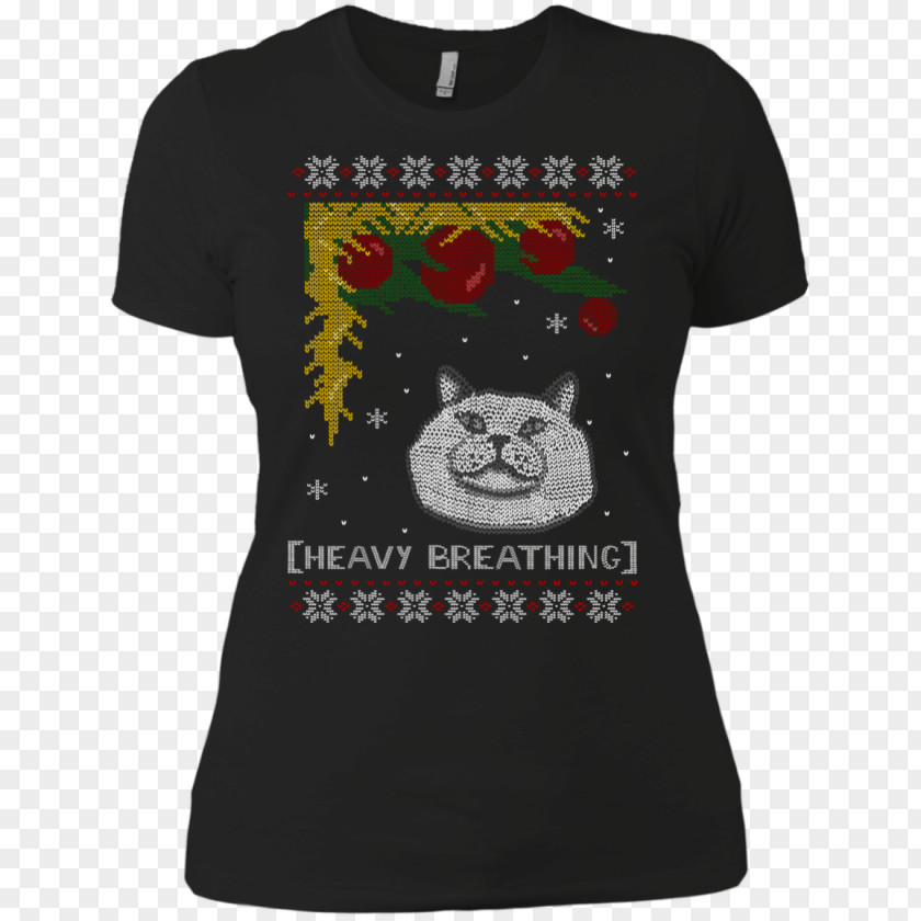 Black Cat Christmas Sweater T-shirt Hoodie Clothing PNG