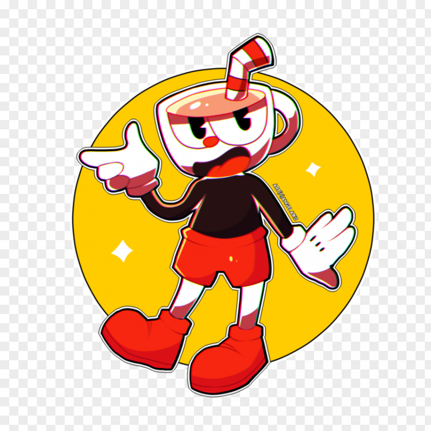 Cuphead And Mugman Fanart Fan Art Drawing PNG