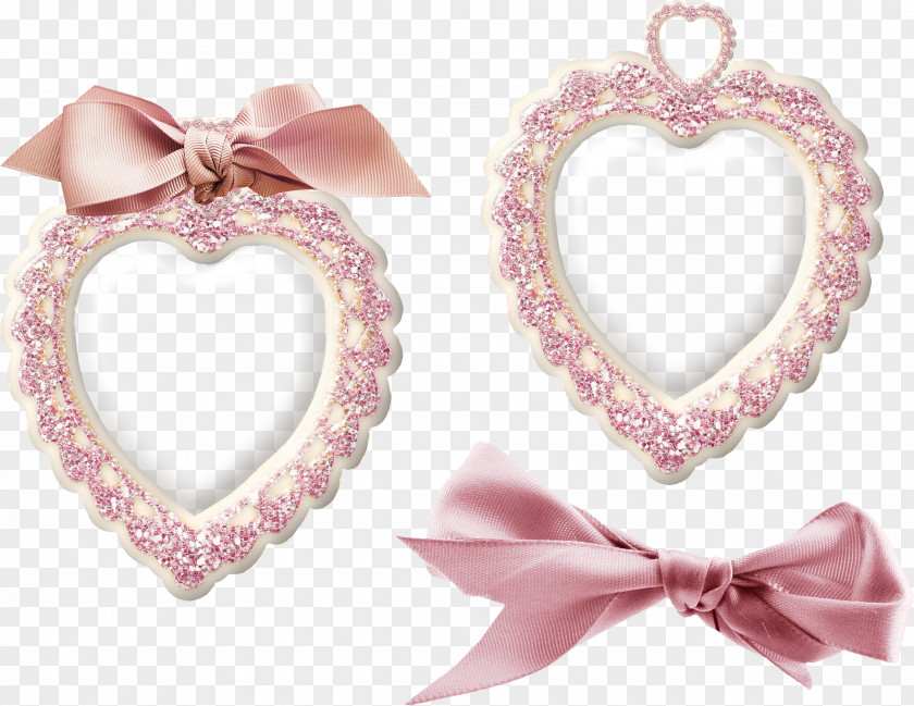 Design Pink Picture Frames PNG