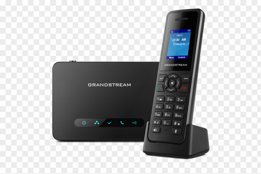 Digital Enhanced Cordless Telecommunications Grandstream Networks VoIP Phone Handset Telephone PNG