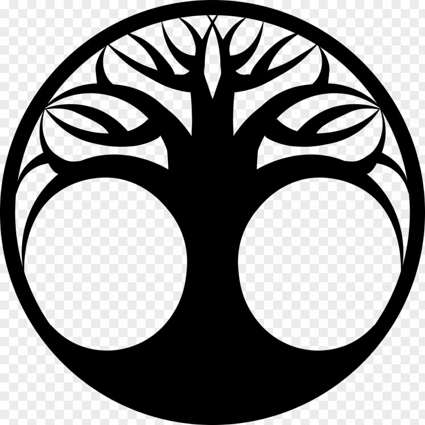 Lucky Symbols Tree Of Life Silhouette Clip Art PNG