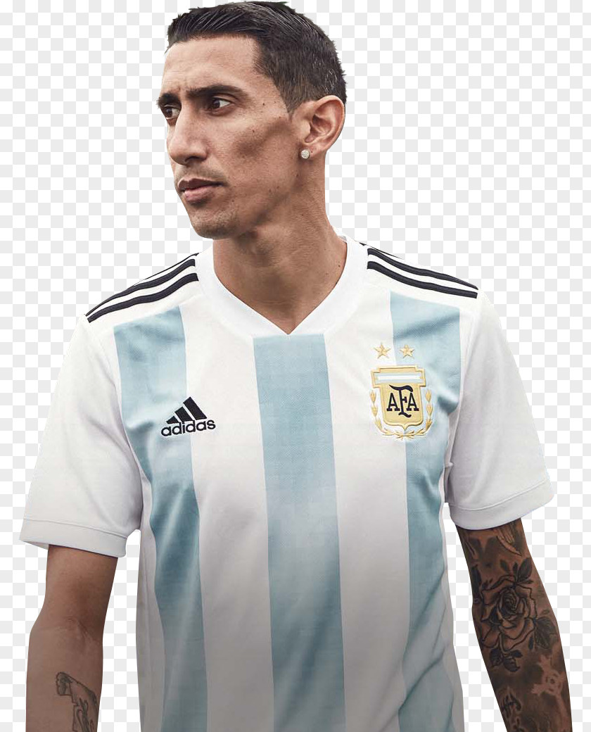 Maria Lionel Messi Argentina National Football Team 2018 FIFA World Cup T-shirt PNG