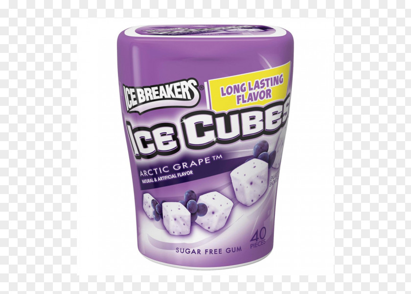 Three Ice Cubes Chewing Gum Cube Arctic Fizz PNG