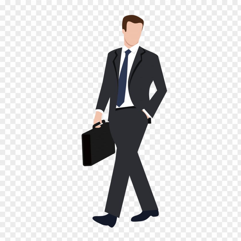 Vector Man Suit Businessperson Corporation Illustration PNG