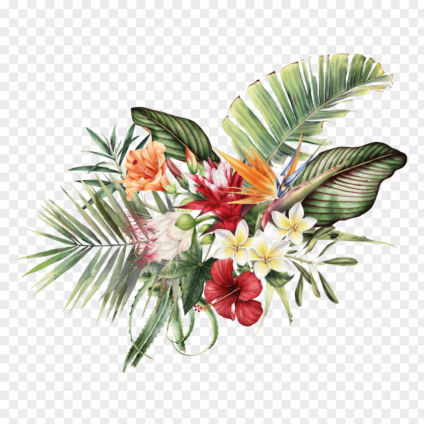 Artificial Flower Arranging Floral Wedding Invitation Background PNG