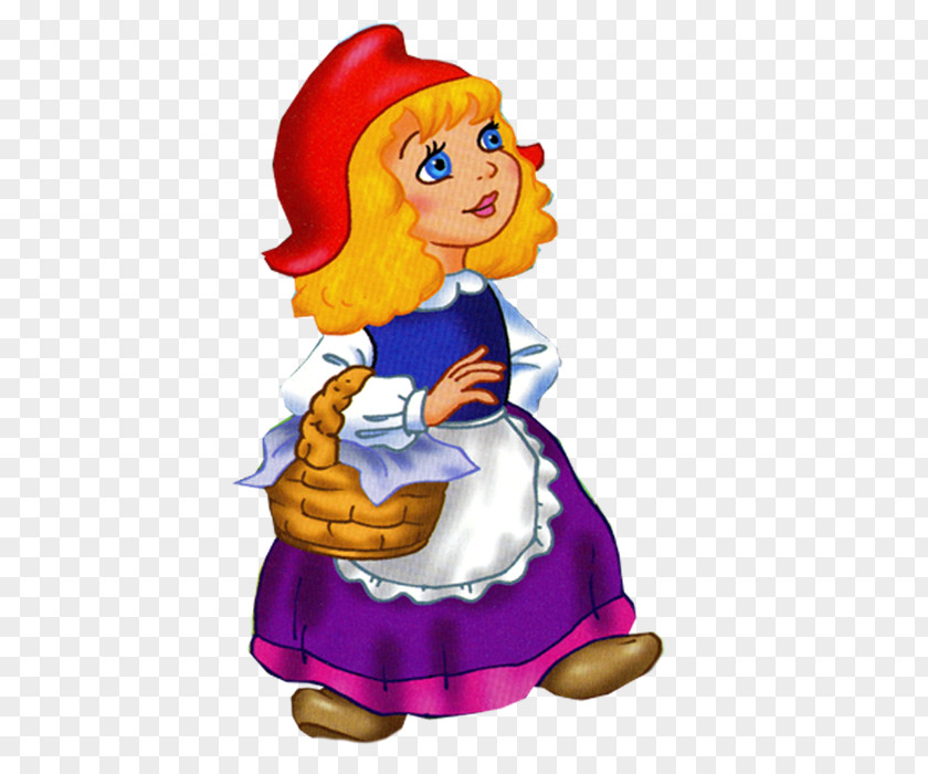 CAPEROSITA ROJA Little Red Riding Hood Fairy Tale Russian Folk-tales Clip Art PNG