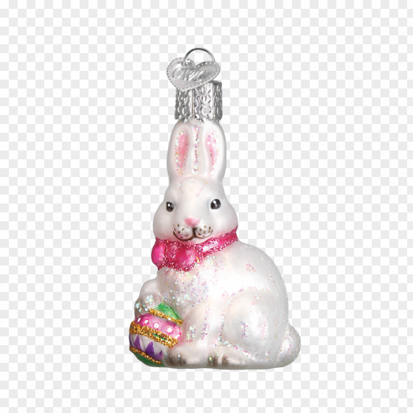 Hand-painted Food Easter Bunny Christmas Ornament Decoration PNG