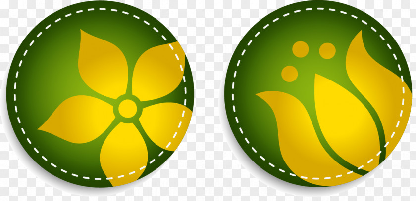 Lotus Round Label Vector Elements Elements, Hong Kong Circle PNG