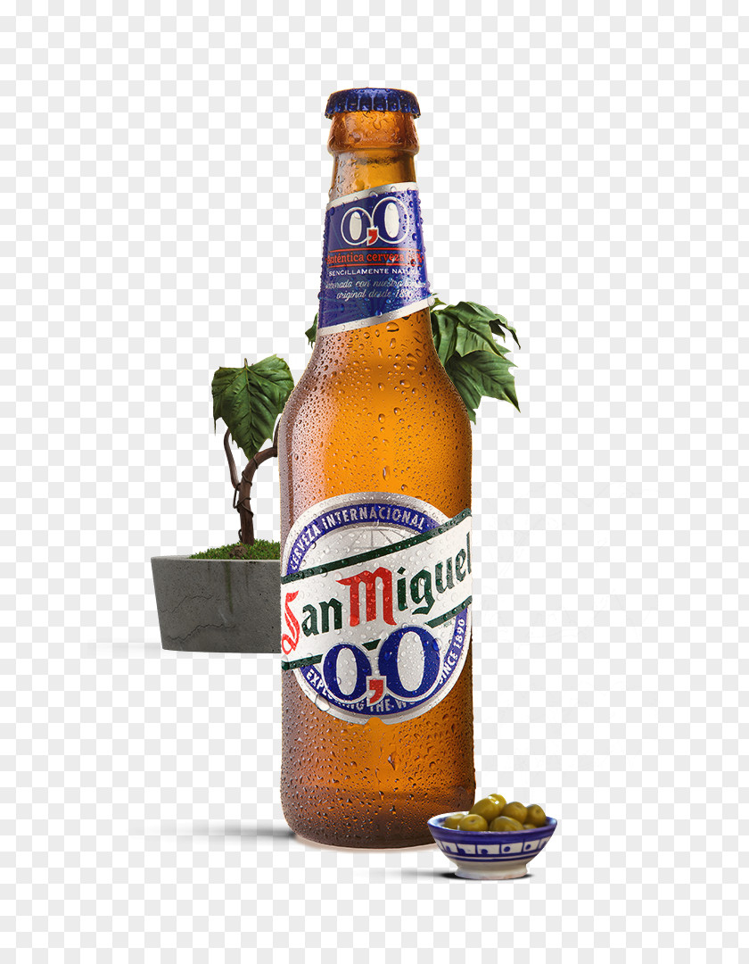 Beer San Miguel Low-alcohol Cervezas Mahou-San Group PNG