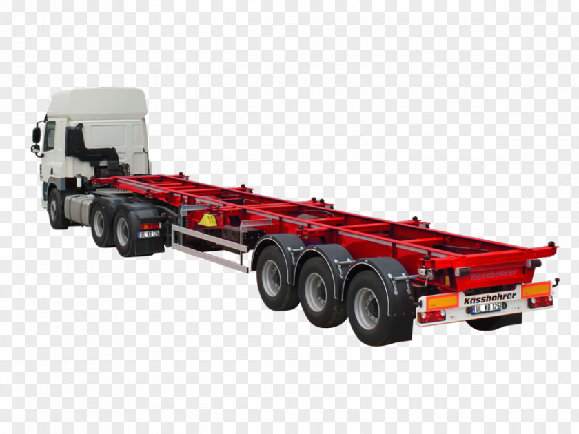 Car Containerchassis Semi-trailer Intermodal Container PNG