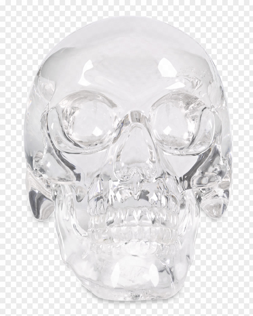 Skull Rock Crystal Glass Quartz PNG