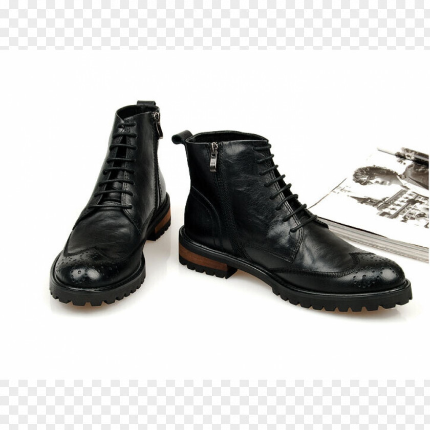 Boot Motorcycle Leather Shoe Fashion PNG