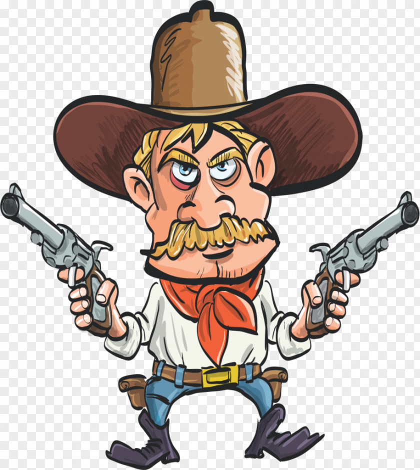 Cowboy Cartoon Drawing PNG