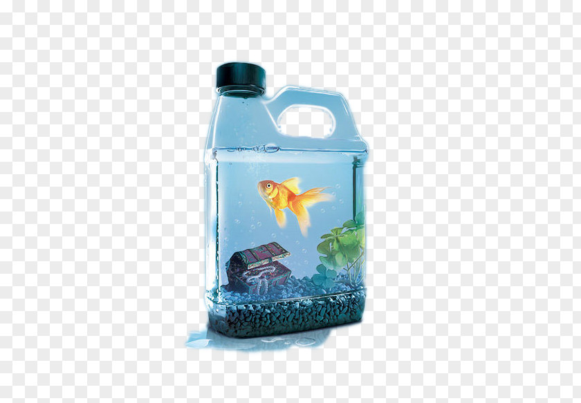 Creative Kettle Goldfish Water Conservation Poster Advertising Flyer PNG