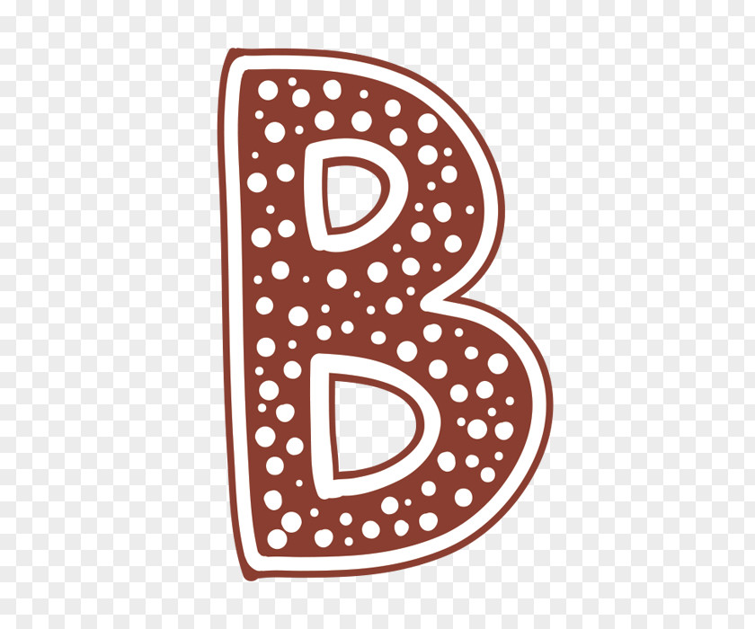 Dot Letters B Letter White Font PNG