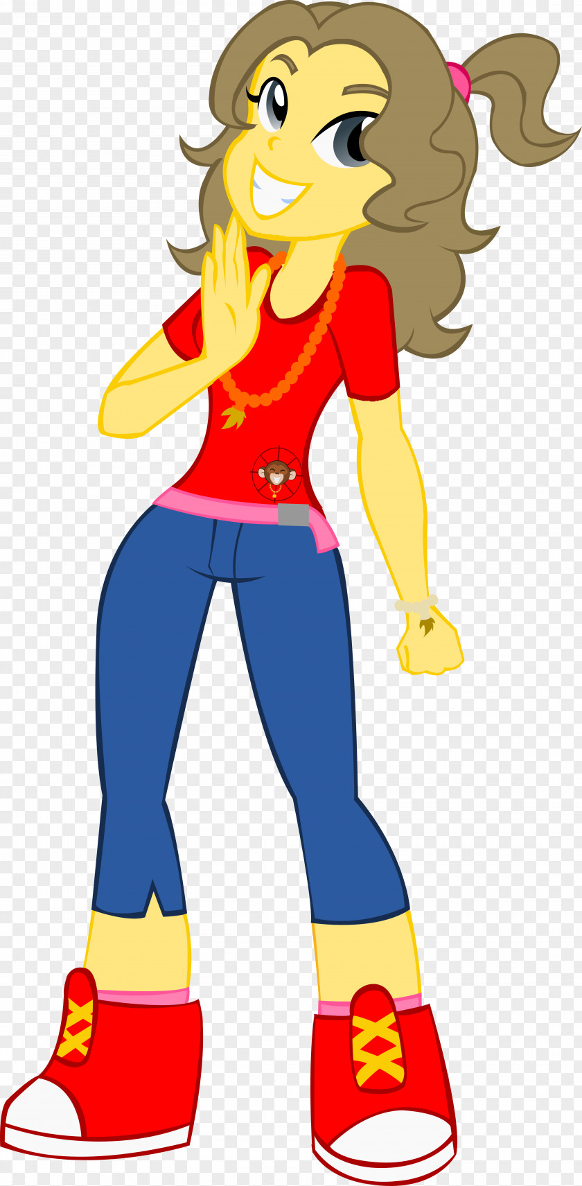 Monkey Vector Applejack My Little Pony: Equestria Girls PNG