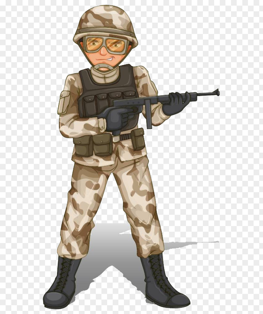 Soldiers Armed With Guns Soldier Royalty-free Clip Art PNG
