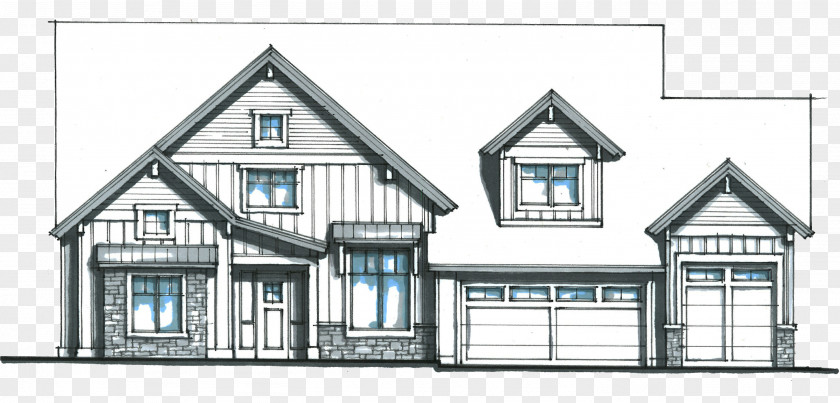 Window House Floor Plan Roof Facade PNG