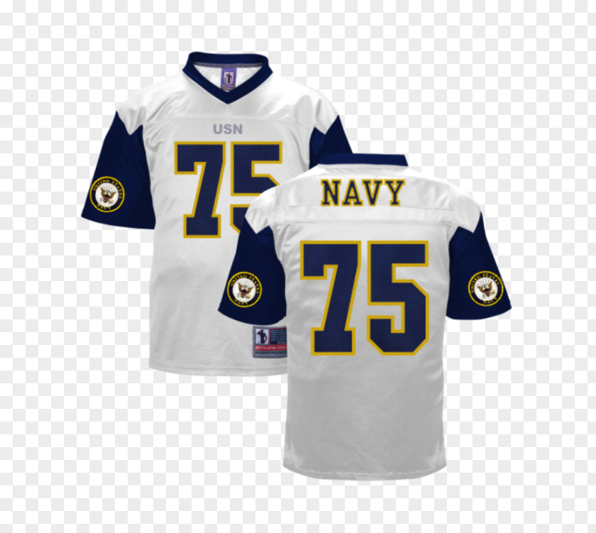 Jersey Football T-shirt Navy Midshipmen Army Black Knights United States Naval Academy Sports Fan PNG