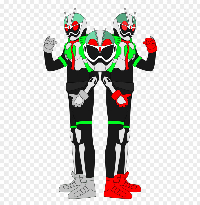 Kamen Rider W Takeshi Hongo Series Brave Fan Art Crossover PNG