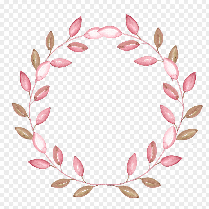 Pink Garland Baku Wreath Leaf If(we) PNG
