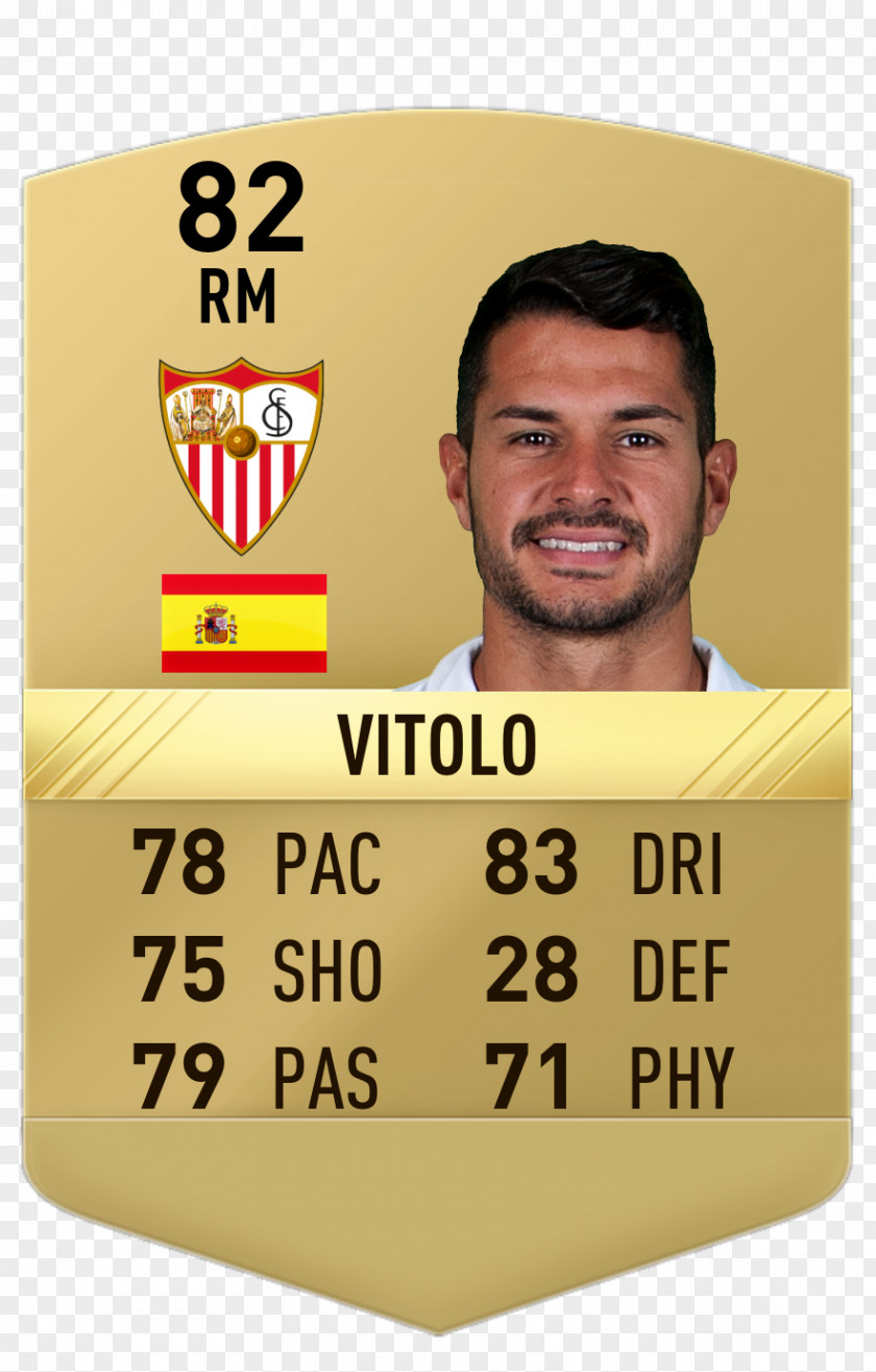 Ready Possession Vitolo FIFA 18 17 Sevilla FC EA Sports PNG
