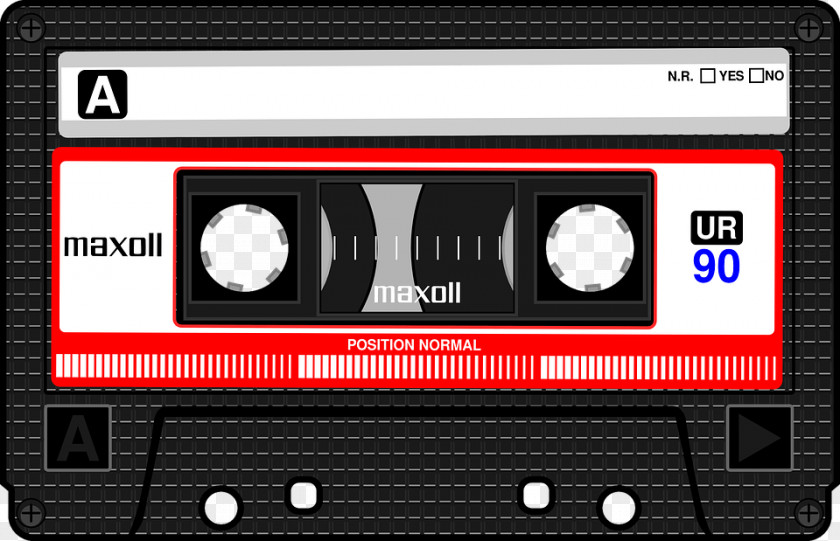 Audio Cassette Maxoll PNG Maxoll, cassette tape illustration clipart PNG