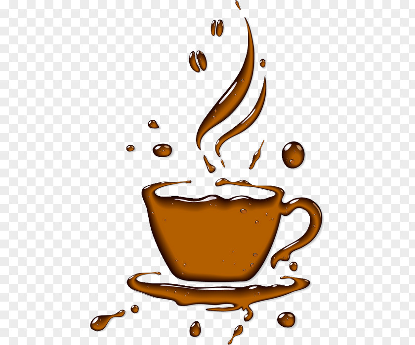 Coffee Splash Cup Cappuccino Tea Cafe PNG