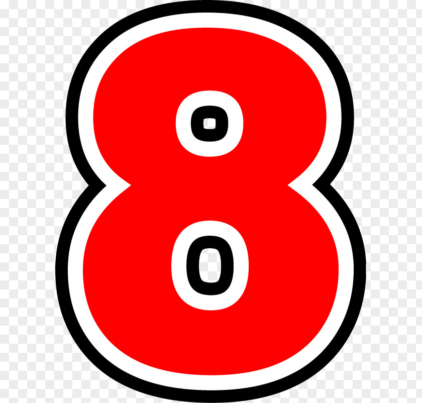 Eight Numerology Symbol Numerical Digit Number PNG
