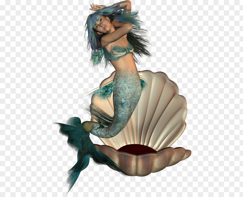 Mermaid Painting Telephone PNG