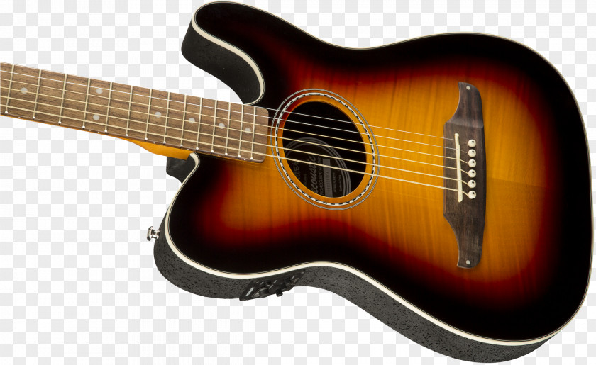 Sunburst Acoustic Guitar Fender Stratocaster Acoustic-electric Bass PNG