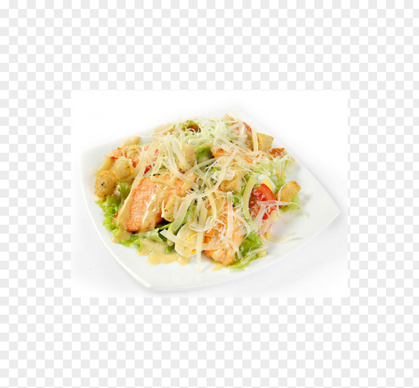 Sushi Caesar Salad Taglierini Recipe PNG