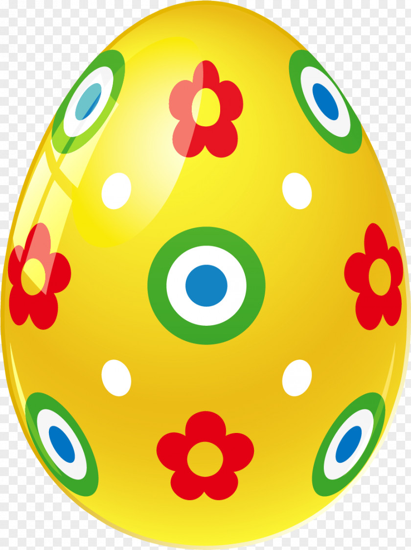 Yellow Chinese Red Eggs Easter Egg Background PNG