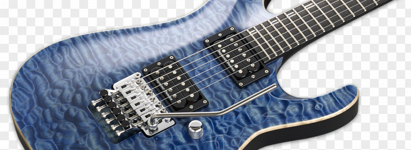 Blue Electric Guitar Players ESP Guitars Floyd Rose String Instruments PNG