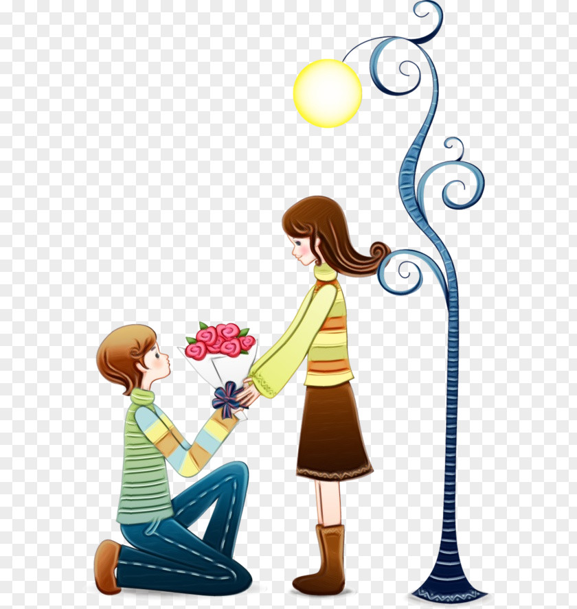 Cartoon Romance Drawing Silhouette Animation PNG