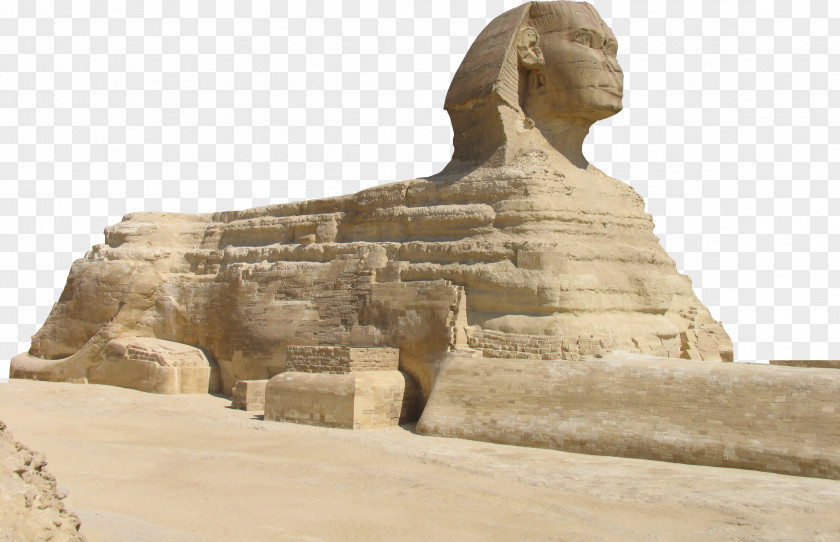 Egypt Great Sphinx Of Giza Pyramid Cairo Ancient Old Kingdom PNG