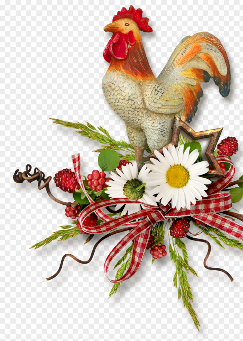 Home Furnishing Decoration Rooster Paper PNG
