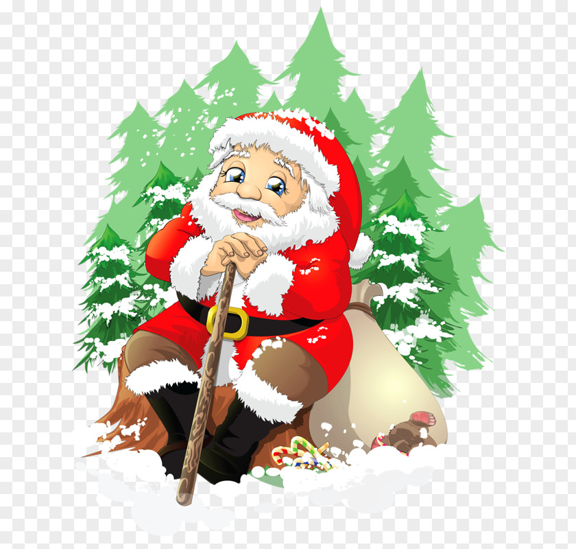 Santa Claus Ded Moroz Clip Art PNG