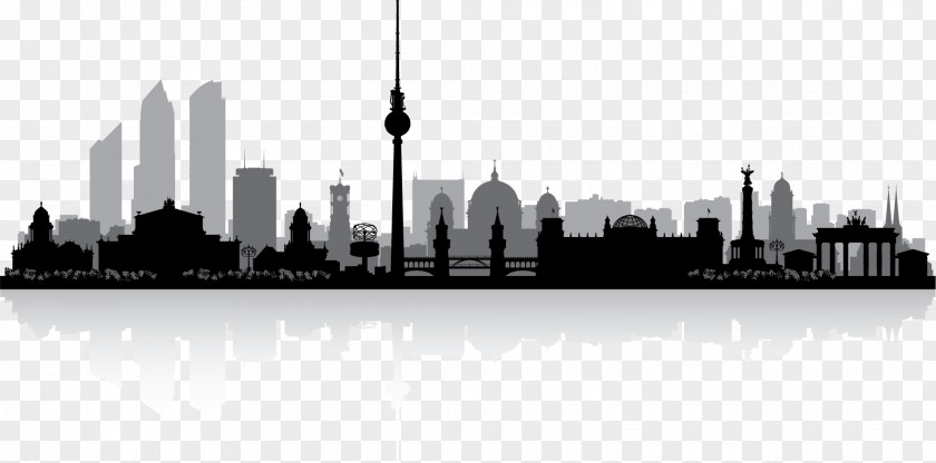 Building Silhouette Berlin Royalty-free Photography PNG