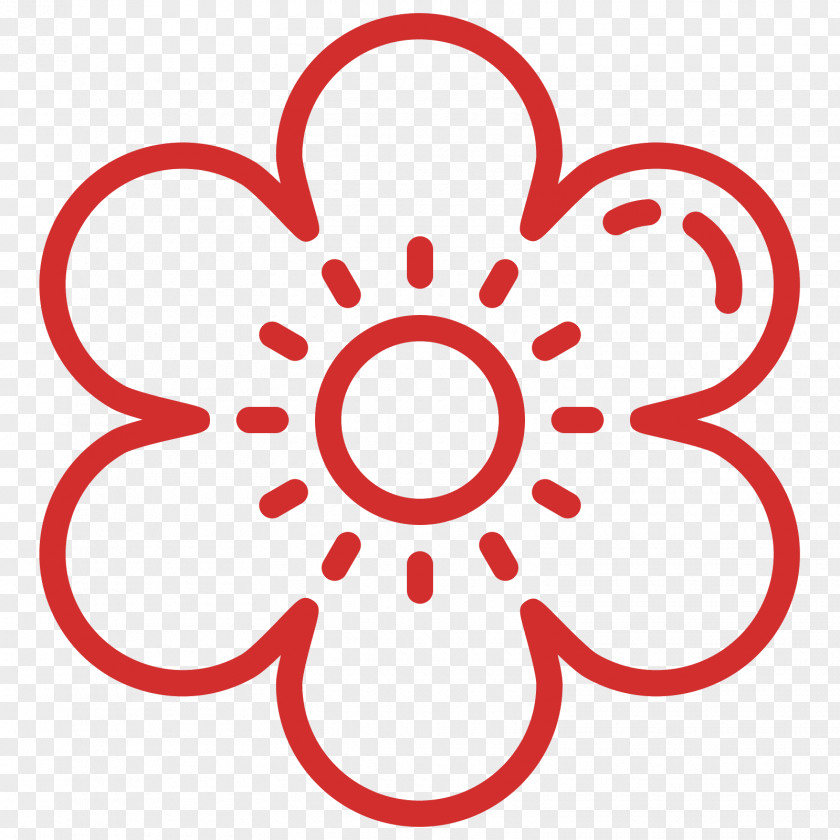 Flat Flower PNG