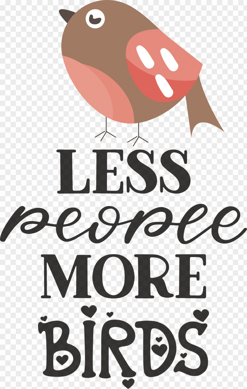 Less People More Birds PNG